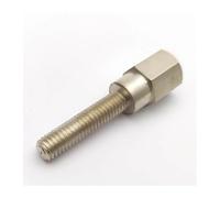 Adaptateur de rétroviseur for moto et scooter, allonger et rehausser, M8 8 mm vers 6 mm, filetage mâle/femelle M6, pas à droite(1pcs)