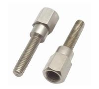 Adaptateur de rétroviseur for moto et Scooter, M8 8mm à 6mm M6 mâle femelle, filetage droit, vis allongées et surélevées