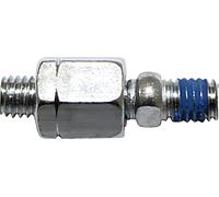 Adaptateur de rétroviseur HIGHSIDER M8 filetage à gauche sur M8, chromé