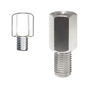 Adaptateur De Rétroviseur M10 M8 M6 pour Moto, Scooter, Vélo, Rétroviseur Droit Ou Gauche, Boulon De Conversion Rallonge Retroviseur(2X M8-M8(L-R))