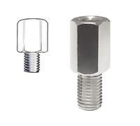 Adaptateur De Rétroviseur M10 M8 M6 pour Moto, Scooter, Vélo, Rétroviseur Droit Ou Gauche, Boulon De Conversion Rallonge Retroviseur(2X M8-M8(L-L))