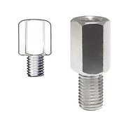 Adaptateur De Rétroviseur M10 M8 M6 pour Moto, Scooter, Vélo, Rétroviseur Droit Ou Gauche, Boulon De Conversion Rallonge Retroviseur(2X M8-M8(R-R))