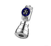 Adaptateur de robinet à température LED pivotant à 360° et design