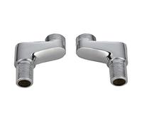 adaptateur de robinet baignoire kit douche sur pattes en laitonRaccords bain laiton bras oscillants réglables, Chrome C(Chrome B)