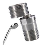 Adaptateur de robinet de douche en acier inoxydable - Pied coudé réglable, raccord de tuyau de douche robuste | Pièce de conversion de salle de bain facile à installer, Composant de mitigeur d'eau de
