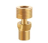 Adaptateur de robinet de douche en laiton allongé réglable à 360 degrés avec base coudée allongée pour pommeau de douche d'angle en laiton pour cuisine et salle de bain