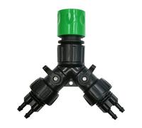 Adaptateur de robinet d'irrigation goutte à goutte, séparateur à 4 voies for jardin, tuyau de 1/4 pouces, Kit de système d'arrosage automatique, Pot de bonsaï, plante, serre