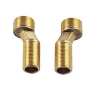 Adaptateur De Robinet Douche, Pied Incurvé Coudé En Cuivre, Allongé Et Épais, Réglage L'angle, Coin Vis Excentrique Mural 1 Pièce(B3-75mm 1Pcs)