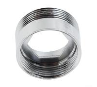 Adaptateur de robinet en métal à filetage interne pour économie d'eau, raccord de robinet d'évier de cuisine argenté pour réparation ou remplacement de plomberie, compatible avec (20 mm-22 mm)