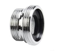 Adaptateur de robinet en métal à filetage interne pour économie d'eau, robinet d'évier de cuisine argenté pour réparation ou remplacement de plomberie, compatible avec