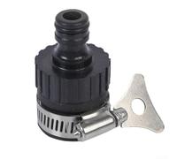 Adaptateur de robinet étanche pour robinets standard 14 20 mm avec clip en acier inoxydable résistant à la rouille et joint en caoutchouc souple pour une connexion sûre de l'eau