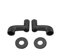 Adaptateur de robinet mitigeur de douche, G1/2 à G3/4 bras réglables pour robinet de baignoire, support mural, accessoires de mélangeur de salle de bain pour salle de bain (noir)