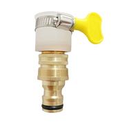 Adaptateur de robinet pratique à dégagement rapide 19 mm, 21 mm, 23 mm, raccords sans outil nécessaire pour plomberie intérieure et extérieure raccords de tuyau d'arrosage