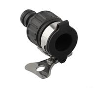 Adaptateur de robinet sans filetage compatible avec forKarcher 2.645-256.0, connecteur de tuyau en acier inoxydable avec vis à aile, s'adapte à 3 diamètres de tuyau courants pour robinets d'intérieur