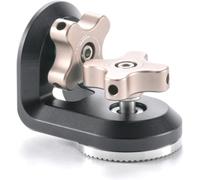 Adaptateur de Rosette à Angle Droit pour 1/4""-20 avec goupilles de positionnement, Compatible avec la poignée de contrôle Nucleus Nano II et Les Supports d'épaule légers - Noir TA-RRA-1420