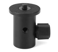 Adaptateur de rotule panoramique avec rotation à 360 degrés, fixation universelle en alliage d'aluminium avec filetage 1/4-20 pour trépied ou