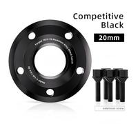 Adaptateur de roue 2/4 pièces 5x130 CB 71.6 M14x1.5 moyeu noir forgé entretoise de roue pour Porsche pour Macan(2pcs 20mm)