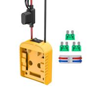 Adaptateur De Roue Motrice Pour Conversion Batterie Roue Motrice 18/20 V Fusibles En Fil 12 AWG Pour Robotique Jouet À Distance Utilisation Intérieure Et Extérieure