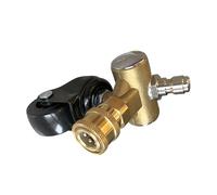 Adaptateur de roue pivotante de nettoyage de châssis | Outil antirouille 4000 PSI - Coupleur pivotant pour nettoyeur haute pression | Pour professionnels, techniciens, passionnés, allées, maison