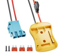Adaptateur de roues électriques pour batterie Dewalt 20 V avec connecteur de faisceau de fils compatible avec Peg-Perego pour enfants voiture autoportée pour enfants RC Toys Adaptateur 12 AWG