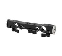 Adaptateur de serrage à double tige de 15 mm et 19 mm avec support à double rosace pour systèmes de caméra, cage de caméra, accessoire multifonction