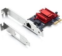 Adaptateur de Serveur Gigabit PCIE pour Intel I210-T1 - I210 Chip,Single RJ45 Port,1Gbit PCI Express Ethernet LAN Card,10/100/1000Mbps NIC pour Windows Server,Win8,10,XP and Linux