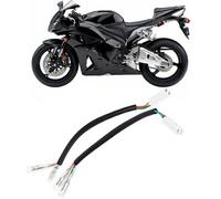 Adaptateur de Signal de Virage à Moto Zenithaur avec connecteur de Signal de Virage à 2 Broches pour Les blinkers de Rechange, Une Solution d'adaptateur de câblage CBR à