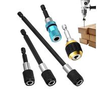 Adaptateur De Socket De Forage - Conducteur Hexagonal En Durable, Kit D'adaptateur De Douille, Connecteur D' De Forage | Conducteur De Tarif À Tige Hexagonal 1/4 De Pouce Avec 5 Pcs Pour
