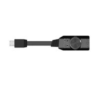 Adaptateur de son USB avec carte son externe virtuelle 7.1 Surround USB pour les joueurs, prend en charge les configurations PC, processeur auditif numérique facile