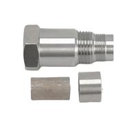 Adaptateur de sonde - réducteur de filetage de sonde à oxygène | Connecteur de précision en métal | Accessoires de véhicules multifonctionnels | Composant de réglage longue durée pour passionné