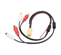 Adaptateur de sortie RCA pour voiture câble AUX 4RCA remplacement pour autoradio Blaupunkt VDO