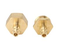 Adaptateur de Soufflage d'eau avec Prise à Connexion Rapide pour Camping-Car, Garantit qu'il Ne Reste Pas d'eau, 2 Pièces pour Systèmes D'irrigation Goutte à Goutte (métal, Caoutchouc)