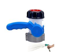Adaptateur de soupape, raccord de valve de rechange de 6 cm, connecteur de rechange avec joint en silicone, raccords robustes, contrôle précis de la fuite pour industrie, maison, jardin