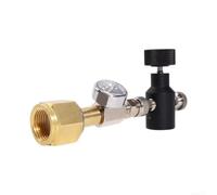 Adaptateur de station de remplissage en cuivre en acier inoxydable pour | Filetage W21.8-14, convient à la plupart des gazeuses, recharge rapide et sûre, économise de l'argent