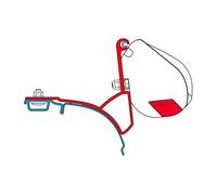 Adaptateur de store F35 Pro KIT VW T5 & T6 MULTIVAN TRANSPORTER avec rail de toit