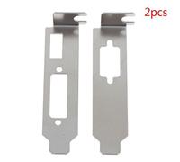 Adaptateur de support à profil bas, 2 pièces/ensemble, Port DVI compatible pour jeu de cartes graphiques demi-hauteur