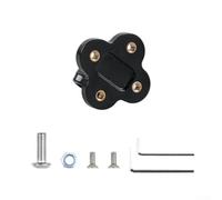 Adaptateur de support de caméra de vélo pour ordinateur Garmin | ABS pour support de vélo avec t vis | Diamètre intérieur 21 mm | Caméra d'action sport légère noire (E)
