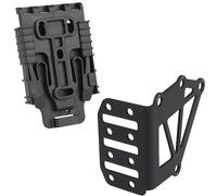 Adaptateur de support de garrot tactique avec extension QLS pour étui à traction rapide, système de verrouillage rapide, adaptateur tactique pour ceinture de service (ensemble QLS)