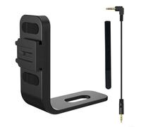 Adaptateur de support de griffe pour microphone Insta360 X5 pour DJI MIC2 en alliage d'aluminium avec câble audio, taille compacte pour filmer en plein air