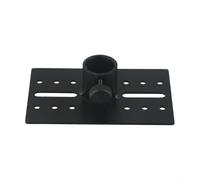 Adaptateur de support de haut-parleur rotatif 35 mm en métal avec inclinaison variable pour montage sur pôle PA DJ 175 x 110 mm
