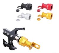 Adaptateur de support de pédale de vélo haute résistance, usiné CNC de précision pour une performance optimale (noir)