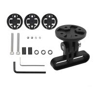 Adaptateur de support de potence de vélo pour Garmin Edge 200 500 510 520 800 810 820 SJ4000 SJ5000 caméras et lampe de poche Utilisation sur vélo de route VTT