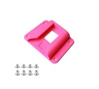 Adaptateur de support de support avant de vélo pliable pour bloc de support Brompton | Support en plastique léger avec vis | Facile à installer sans perçage | Design compact pour le cyclisme (rose)