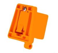 Adaptateur de support de vélo pliable pour Brompton - Nylon et fibre de verre, 65 × 85 × 55 mm, 80 g, noir/rouge/vert/bleu/jaune/orange (orange)