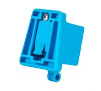 Adaptateur de support de vélo pliable pour Brompton - Nylon et fibre de verre, 65 × 85 × 55 mm, 80 g, noir/rouge/vert/bleu/jaune/orange (bleu)