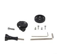 Adaptateur de support de vélo pour caméras d'action compatible avec les supports Garmin Edge Series offre une construction stable en aluminium (un kit)