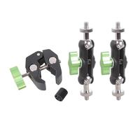 Adaptateur de support de vis fileté à tête sphérique filetée de 6,35 mm réglable pour téléphone - Pince d'éclairage de studio pour plusieurs appareils