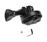 Adaptateur de support d'ordinateur de vélo avec libération rapide rotative pour caméra d'action, GPS et lumière avant, convient aux guidons de route de 22,2 à 31,8 mm, accessoires de vélo