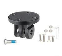 Adaptateur de support d'ordinateur de vélo, convertisseur de fourche triple pour trou fileté M3, support en alliage d'aluminium pour caméra d'action (petit support rond)