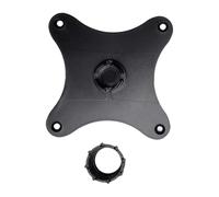 Adaptateur de support - Espacement des trous de 75 mm - Plaque d'adaptation pour support - Tête sphérique horizontale verticale de 17 mm - Pièces de rechange pour moniteur portable numérique